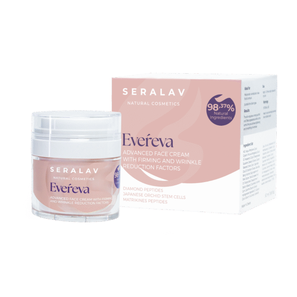 Christmas Set: Evereva advanced face cream + Serum Collagen & Hyaluroni Acid, LIP BALM CADOU