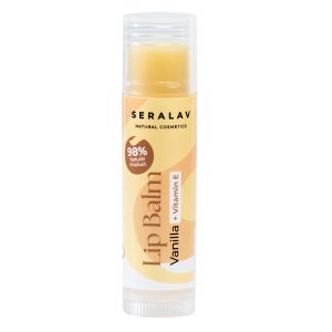 SERALAV BALSAM DE BUZE CU VANILIE SI VITAMINA E – 98% Ingrediente Naturale