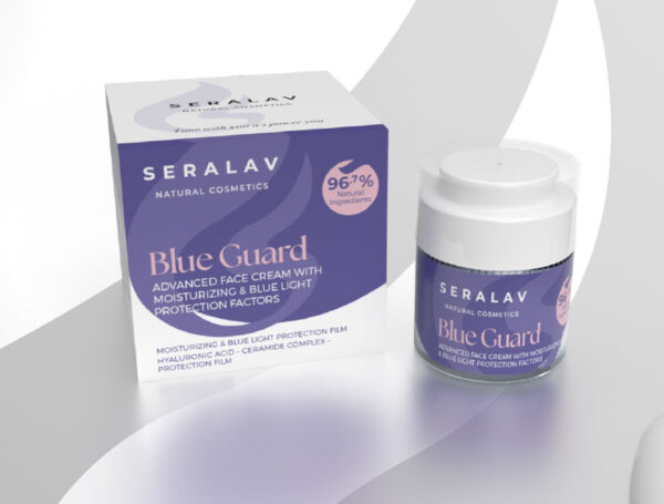 blue-guard-seralav BLUE GUARD - Cremă hidratantă și cu protecție împotriva luminii albastre - 98,37% Ingrediente Naturale