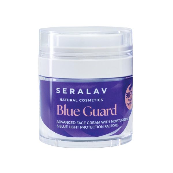 BLUE GUARD - Cremă hidratantă și cu protecție împotriva luminii albastre - 98,37% Ingrediente Naturale