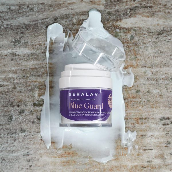 BLUE GUARD - Cremă hidratantă și cu protecție împotriva luminii albastre - 98,37% Ingrediente Naturale