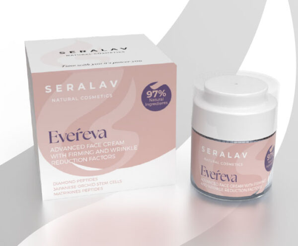 crema-evereva EVEREVA - Cremă instant pentru fermitate și reducerea ridurilor – 97 % Ingrediente Naturale