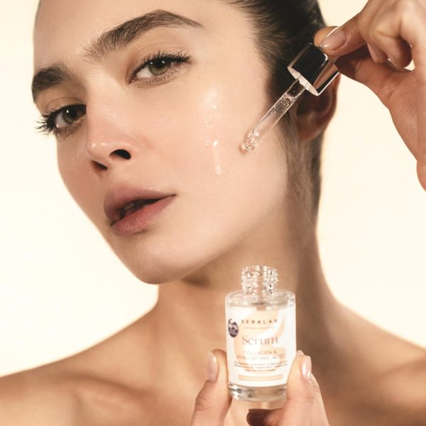 SERALAV SER CU COLLAGEN & HYALURONIC ACID PENTRU FATA - 98,2 % Ingrediente Naturale