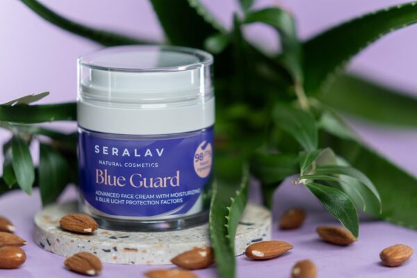 Christmas Set: Blue Guard advanced face cream + Serum Collagen & Hyaluronic Acid, LIP BALM CADOU