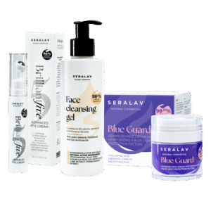 SERALAV SET ESSENTIAL: Cleansing gel + Blue Guard + Brilliant 5
