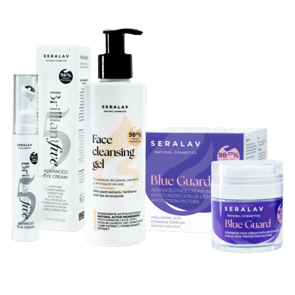 Briliant5+BlueGuard+Cleanser Set SERALAV SET ESSENTIAL: Cleansing gel + Blue Guard + Brilliant 5